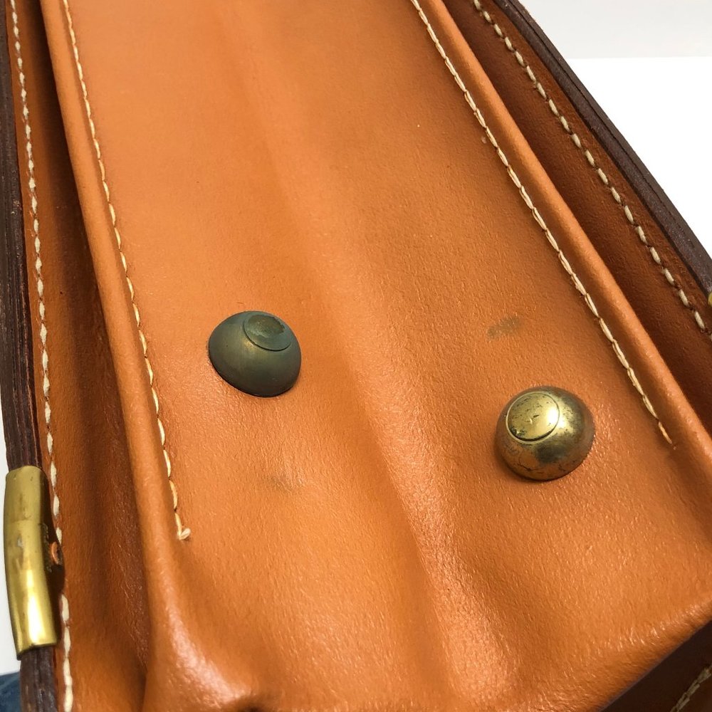 Vintage Leather Briefcase Doctor Bag New w Defects - Picture 12 of 14